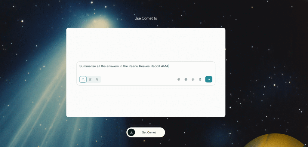 comet browser