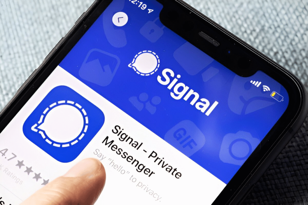 signal app message